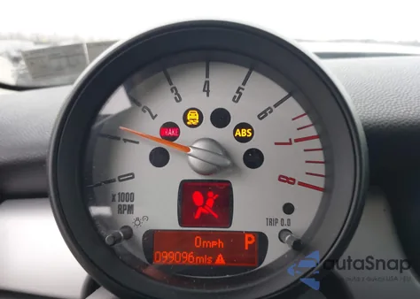 2012 Mini Cooper z USA, uszkodzony, nr VIN WMWSU3C57CT257565